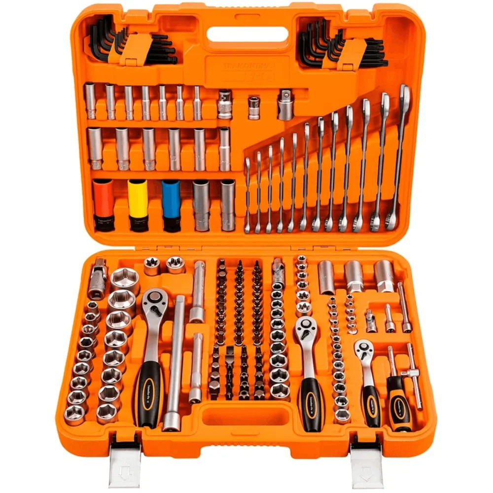 Kit de ferramentas oficina 176 peç para mecânicos