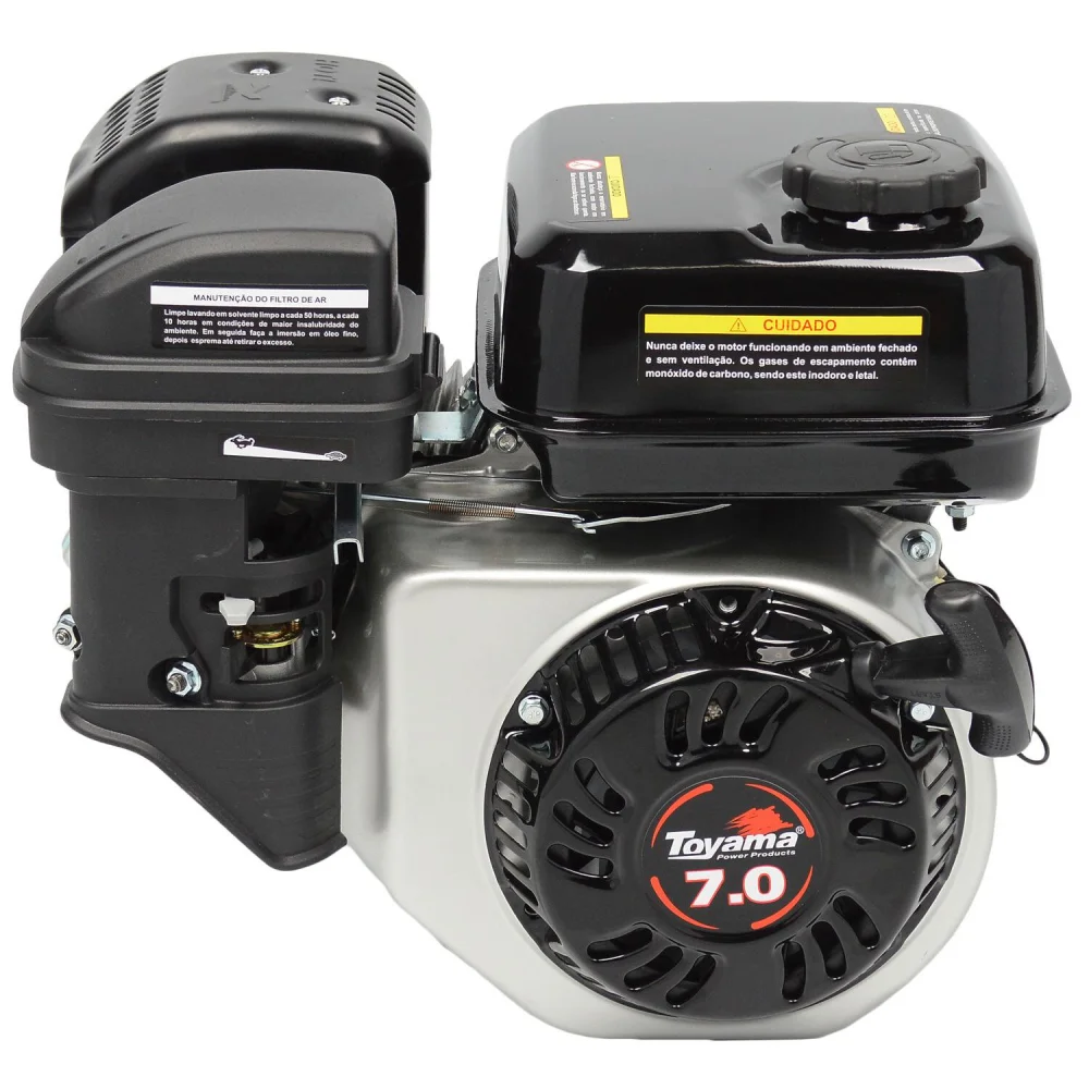 Motor 4 Tempos a Gasolina 7 HP TE70 Toyama Pelo Menor Preço