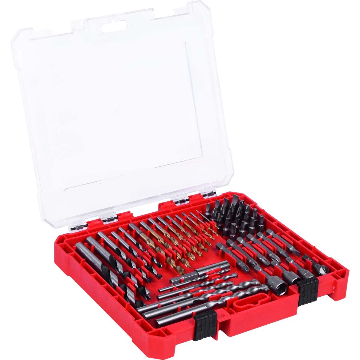 Kit de Brocas e Bits Worker 50 Peç Qualidade